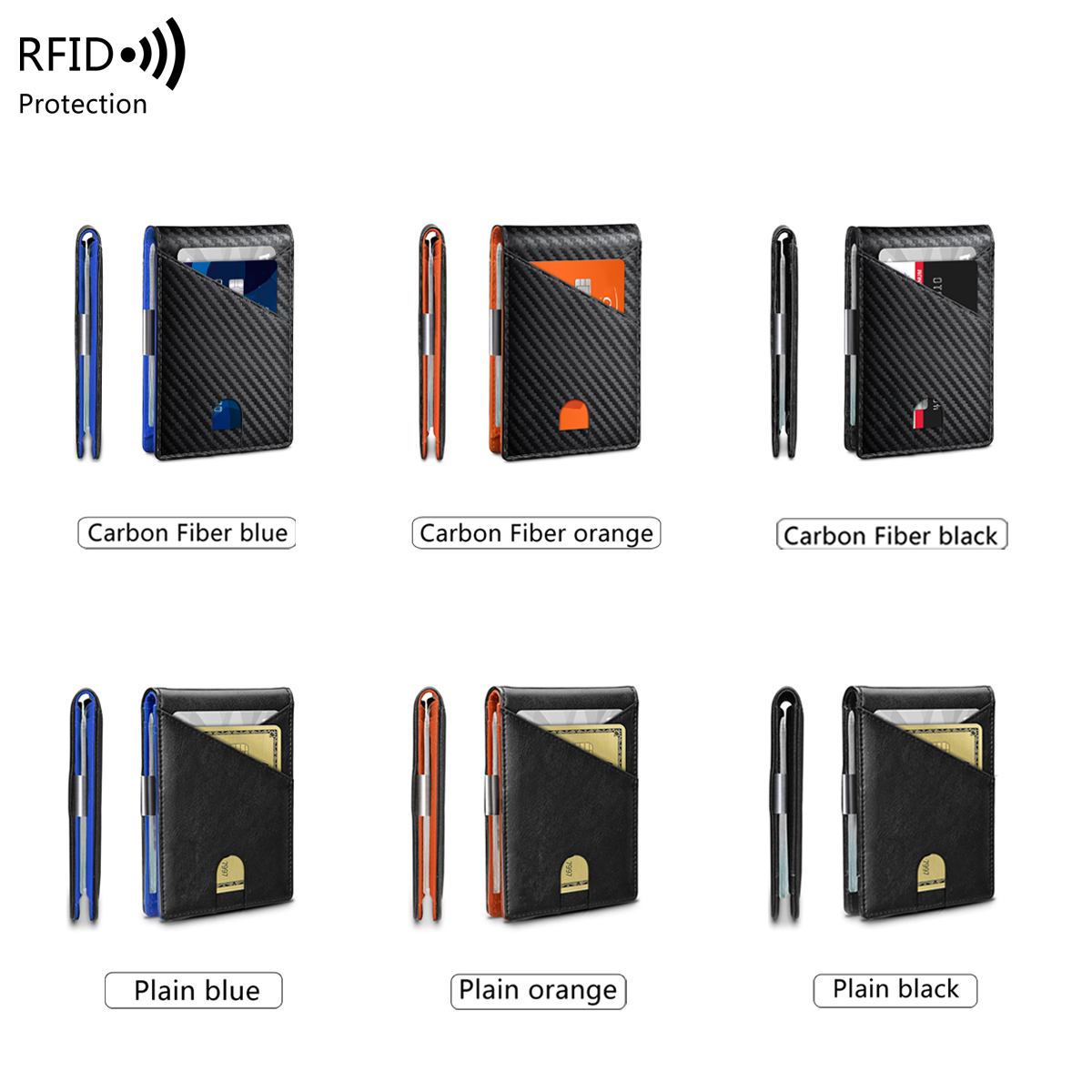 RFID anti-theft brush men'swallet portable double fold cross frontpocket card holdermultifunctional 12card slot short zerowallet