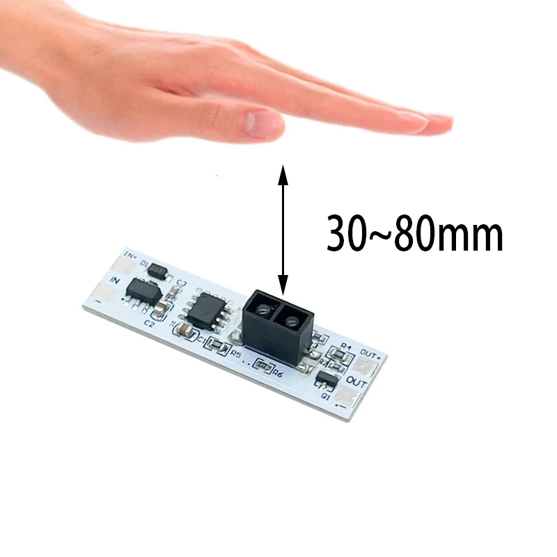 1Pcs DC 5V-24V 3A Hand Sweep Schalter Modul LED Dimmen Control Lampen Aktive Komponenten kurze Distanz Scan Sweep Hand Sensor