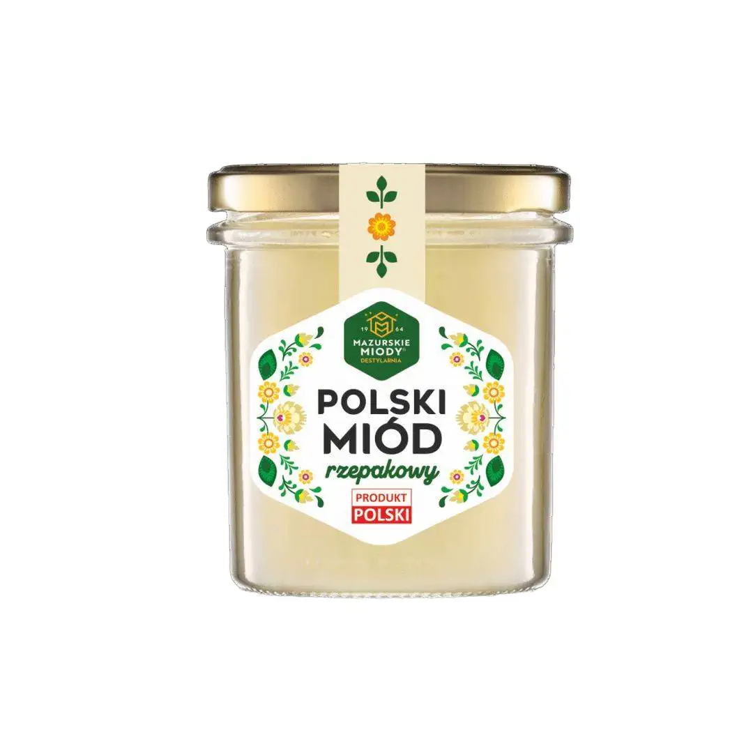Mazurskie Miody Miód rzepakowy 400g
