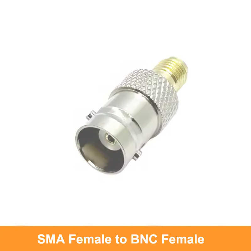 SMA BNC Koax-Stecker Messing verlustarmes BNC auf SMA männlich weiblich RF-Koaxial-Adapter für Ham-Handgriff-Radio-Antennenumwandlung