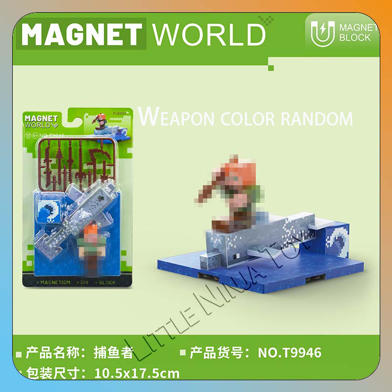 Magnetic World ตุ๊กตาแม่เหล็ก บล็อกตัวต่อสัตว์ บล็อกตัวต่อแม่เหล็กต่างๆ สถานะของเล่นแม่เหล็กเพื่อการศึกษาสําหรับเด็ก