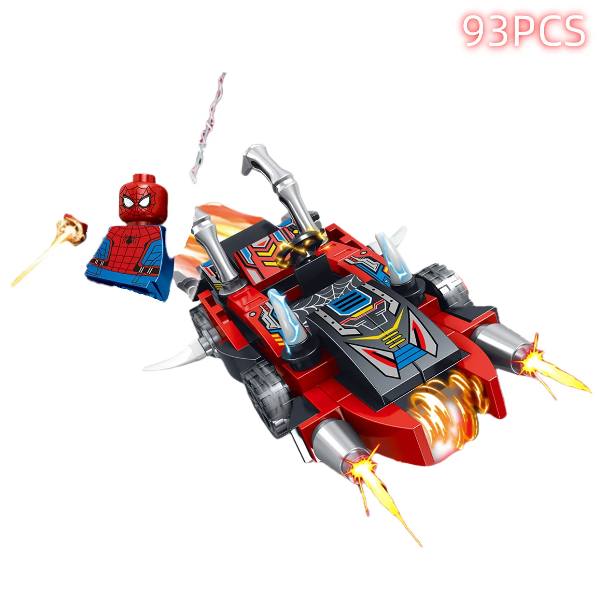 Transformation Robot Disney Building Blocks Mini Model Figures Spiderman Iron Man Venom Captain Hawk Deadpool Technic Gifts Toys