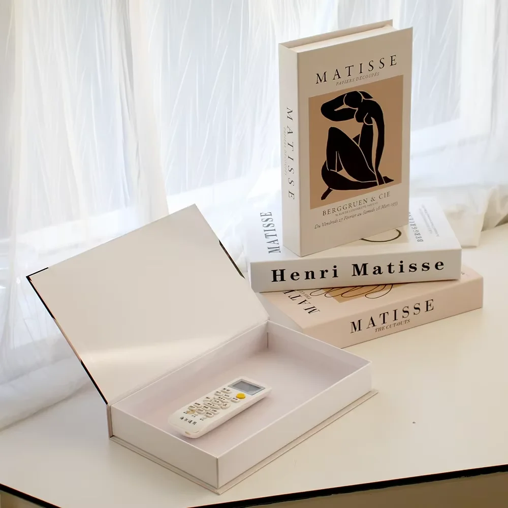 Libros falsos de lujo, accesorios de decoración del hogar para sala de estar, decoración del hogar a la moda, libros de utilería, libros de mesa de centro nórdicos simples