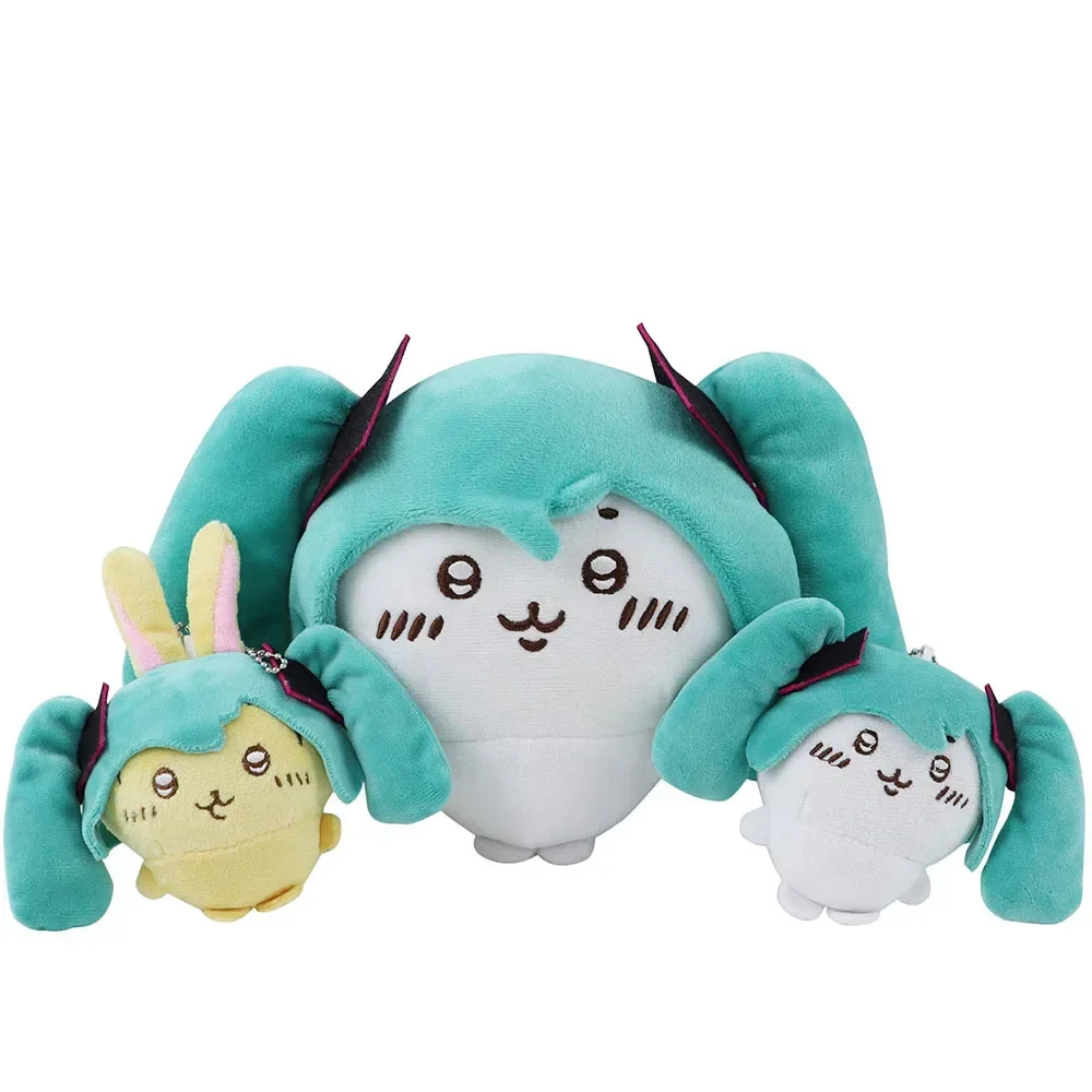 Мультяшная плюшевая кукла Хацунэ Chiikawa Kawaii игрушка СШАgi совместная кукла плюшевая игрушка милая сумка кулон подарок на праздник для девочек