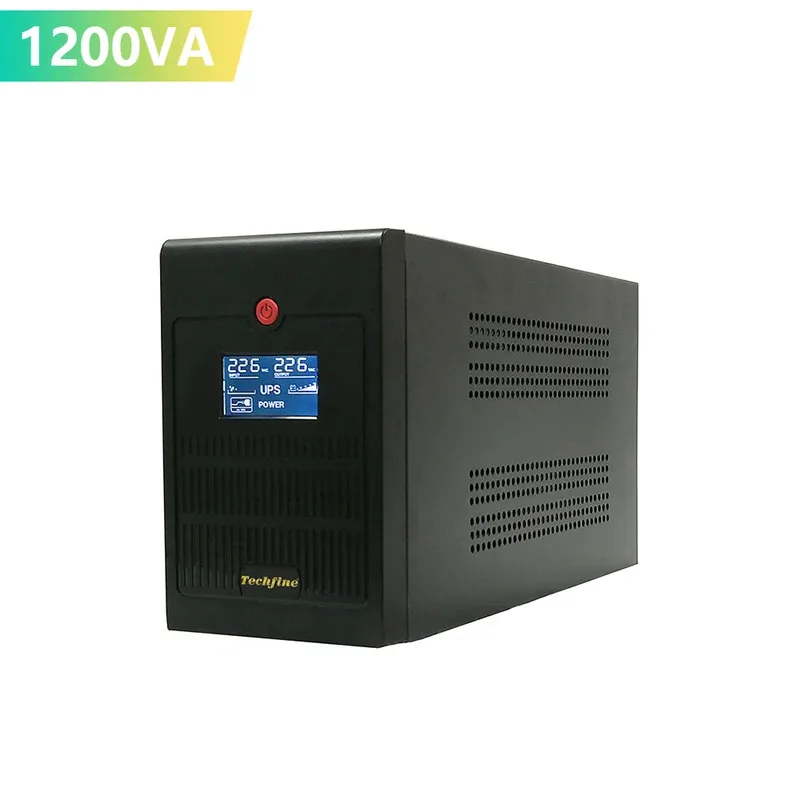 จอแสดงผล LCD 1KVA 600W 220VAC/230VAC SINGLE PHASE Modified Sine WAVE ออฟไลน์ UPS Uninterruptible Power Supply UPS