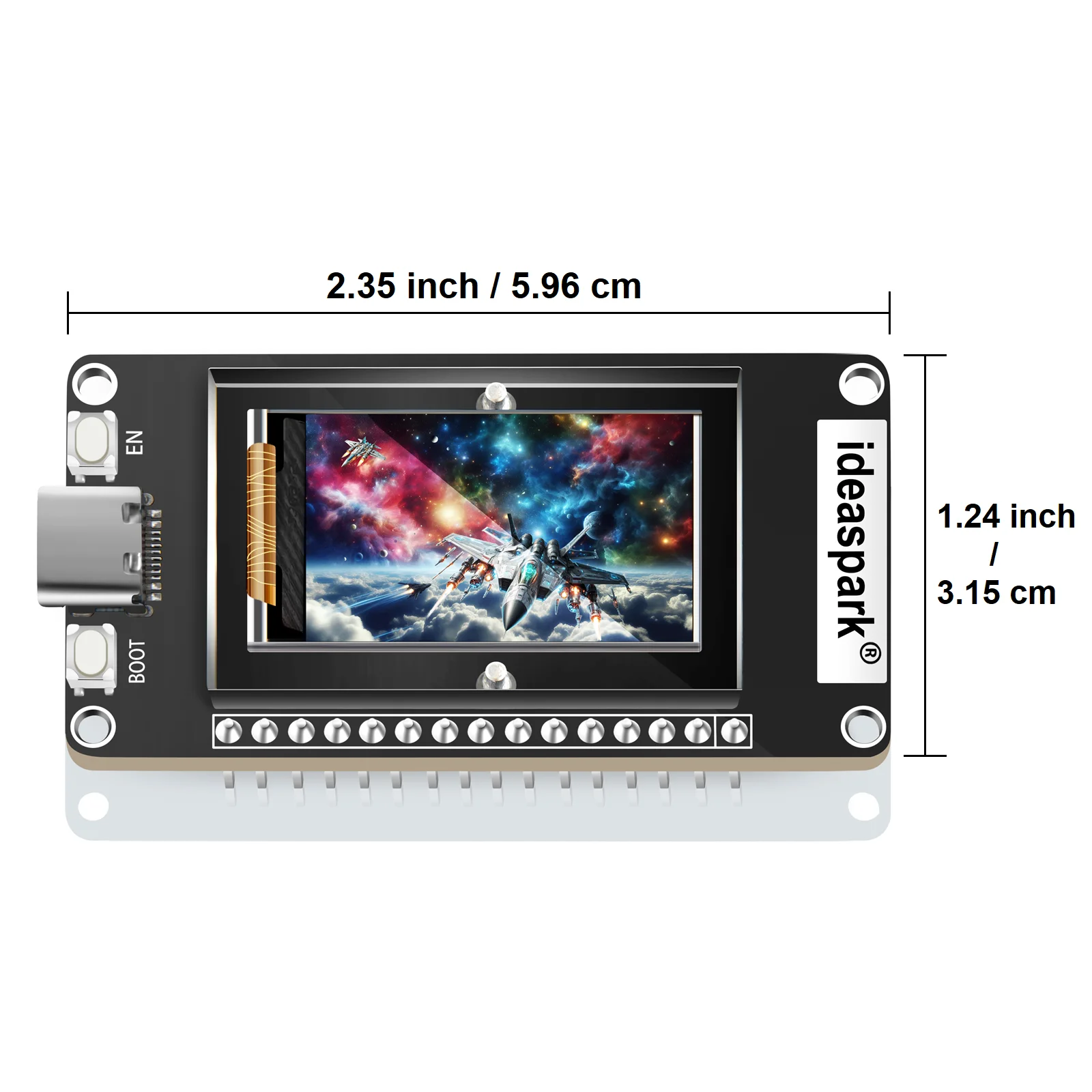 parque de ideas ®   Placa de desarrollo ESP32 1,14 pulgadas ST7789 pantalla LCD TFT 135x240, módulo WiFi + BL, CH340, tipo C para Arduino Micropython