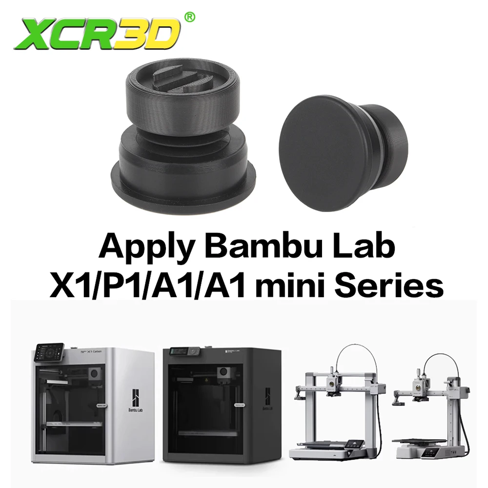 Антивибрационные ножки для 3D-принтера Bambu Lab P1P/P1S/P1, противоскользящая пыленепроницаемая резиновая подушечка для ног, подходит для Bambulabs X1/X1C/A1/A1 mini
