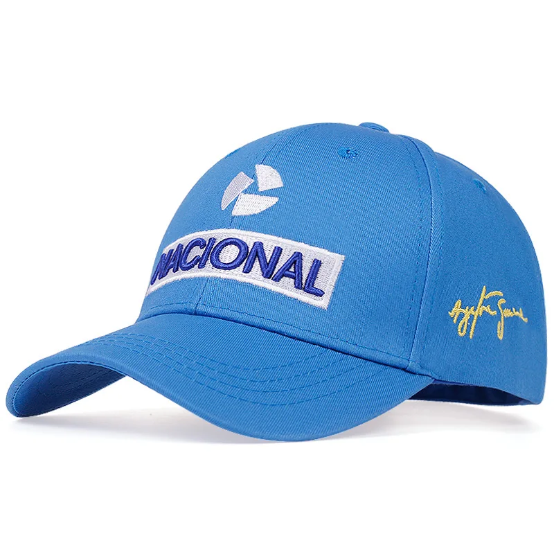 Nuevo Ayrton Senna Racer gorra bordada de moda gorra de béisbol del equipo de protección solar al aire libre