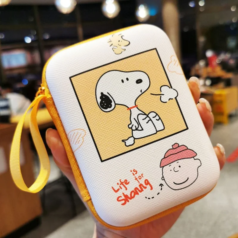 Urocza torba do przechowywania kabli do ładowania Hello Kitty, organizer podróżny dla dziewczyn, przenośny futerał ochronny na kosmetyki i biżuterię z motywem kreskówkowym.