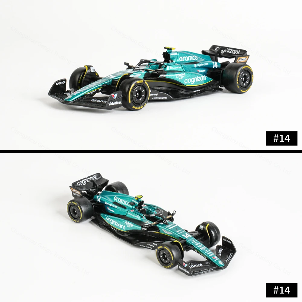 Bburago 1:43 2023 アストンマーティン AMR23 F1 フォーミュラカーダイキャスト車グッズモデルレーシングおもちゃ