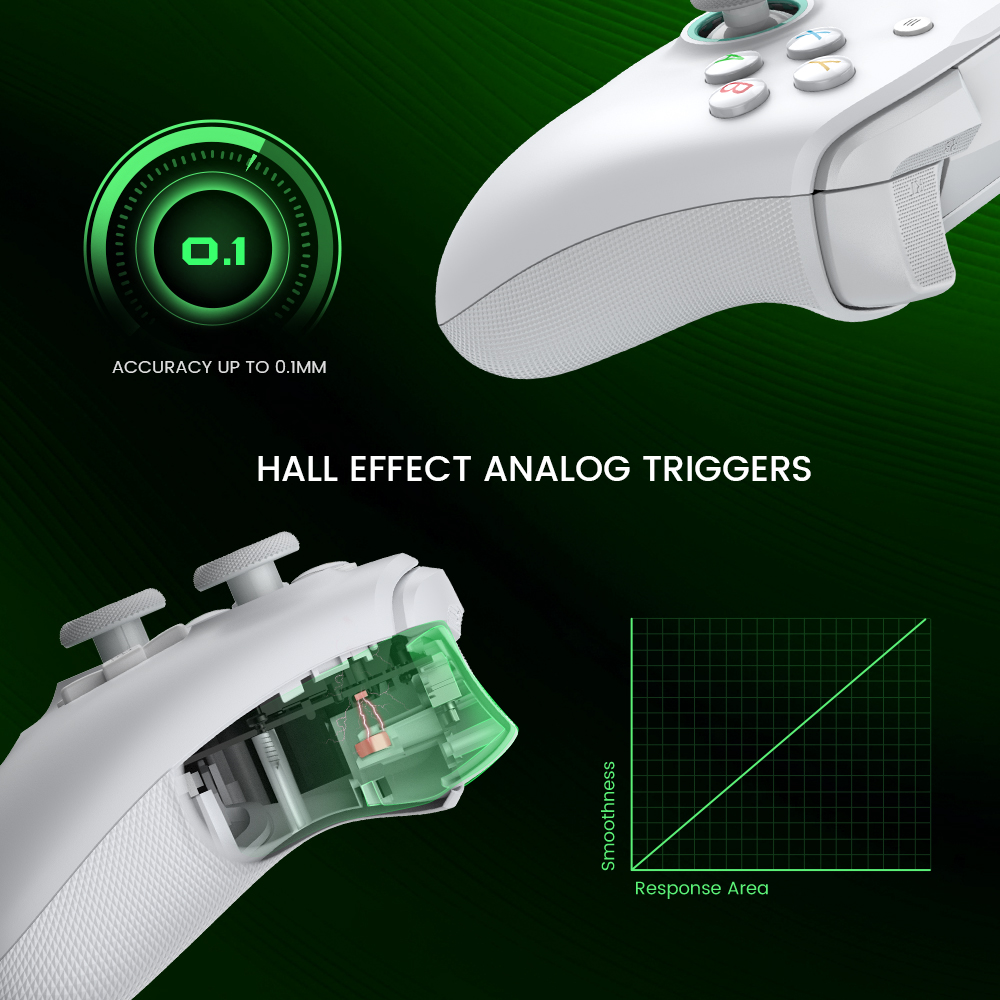 GameSir G7 SE Xbox Gaming Controller Gamepad con cable para Xbox Series X, Xbox Series S, Xbox One, con joystick de efecto Hall