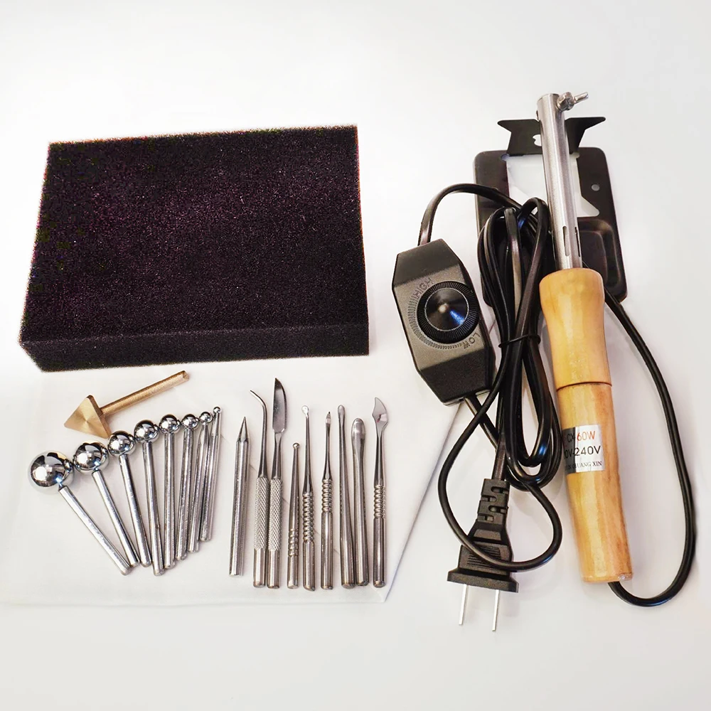 Fabric Flower Ironing Machine Ironing Ironing Tool Set Flower Making Tools DIY Adjustable Temperature Ball Spatula