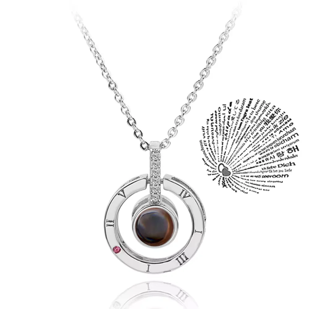 Paar-Halskette, Symbol der Liebe, Liebessprache, Text, Geschenk für die andere Hälfte