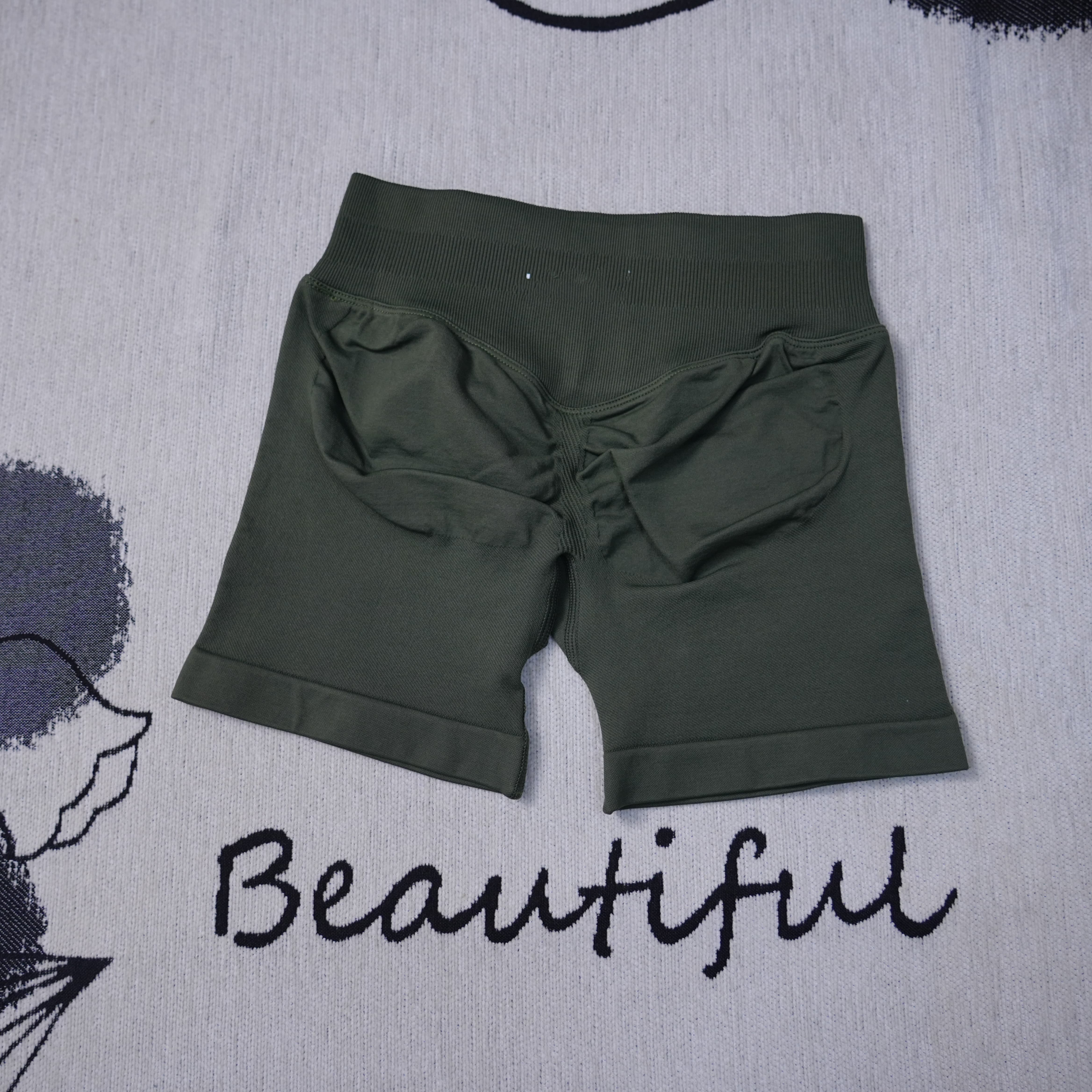 df Dynamic Shorts 4,5" Naadloze yogashort voor dames Hoge taille Butt Lifting Ademend Workout Gym Hardlopen Comfort