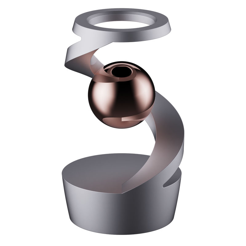 Spinner z lewitacją wizualną - magnetyczna pływająca zabawka Fidget do łagodzenia stresu ADHD i niepokojów Fajna zabawka na biurko i gadżet EDC
