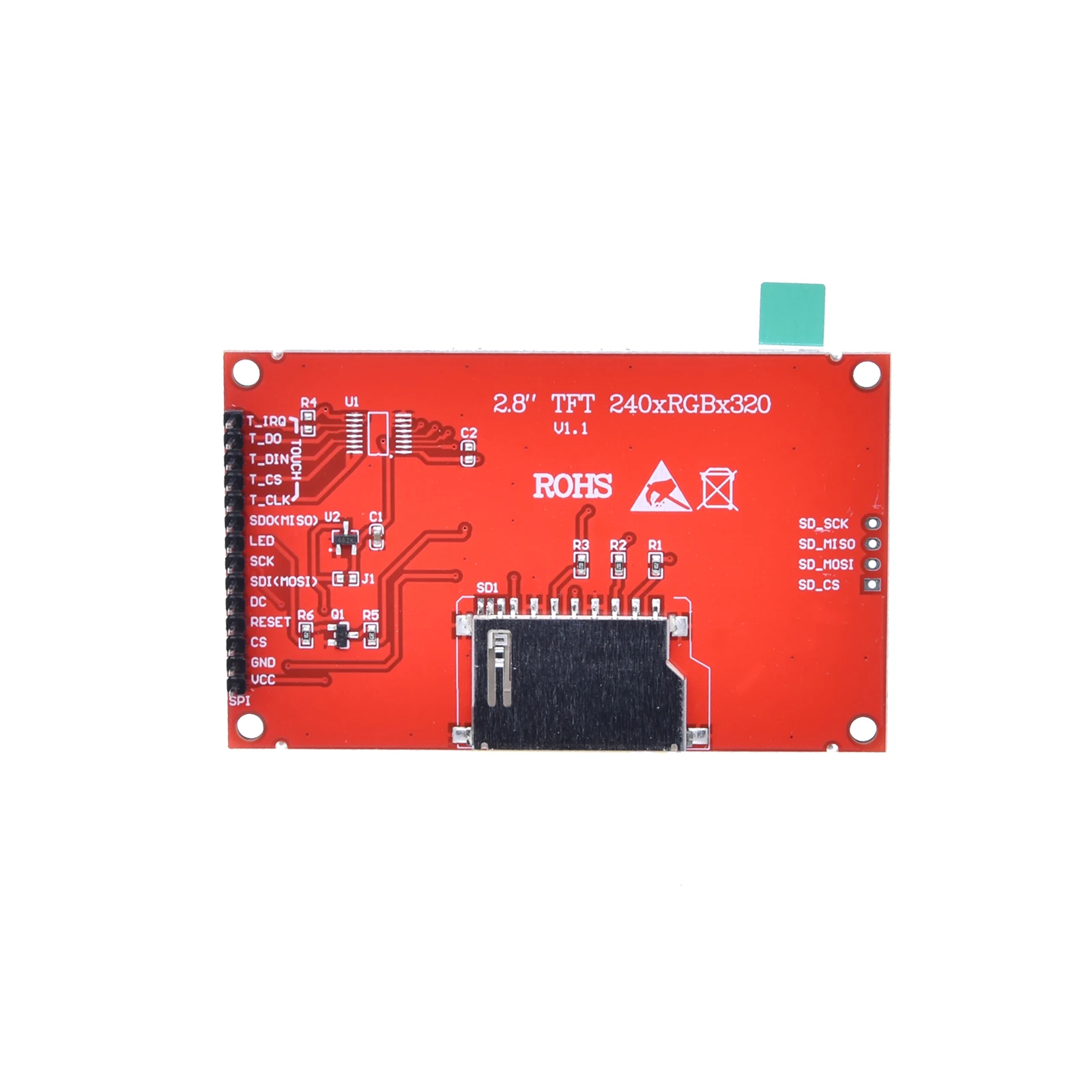 Pantalla TFT 0,96/1,3/1,44/1. 77/1. 8/2. 0/2. 4/2. 8 pulgadas IPS 7P SPI HD 65K Módulo LCD a todo color ST7735 Drive IC 80*160 para Ardu