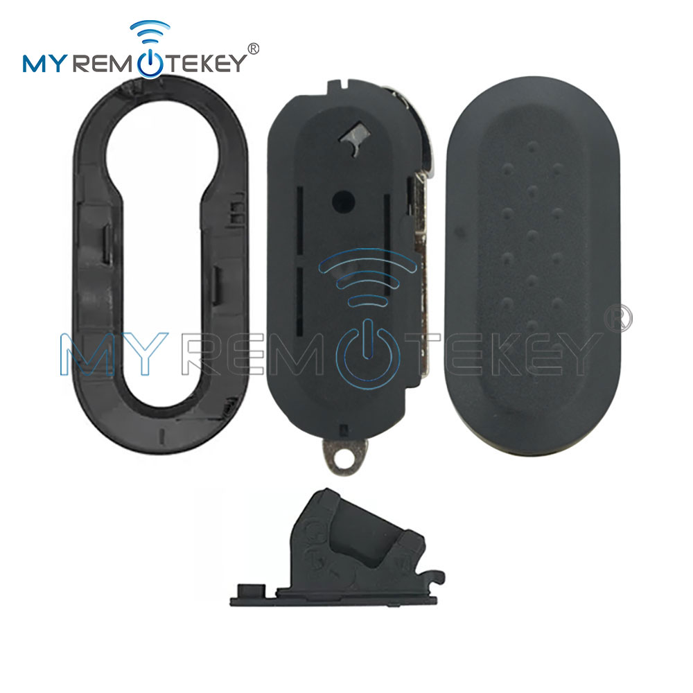 REMTEKEY Afstandsbediening Autosleutel Shell Case 3 Knop SIP22 Blade Voor Fiat 500 Punto Ducato Panda Bravo Citroen Jumper Peugeot Boxer