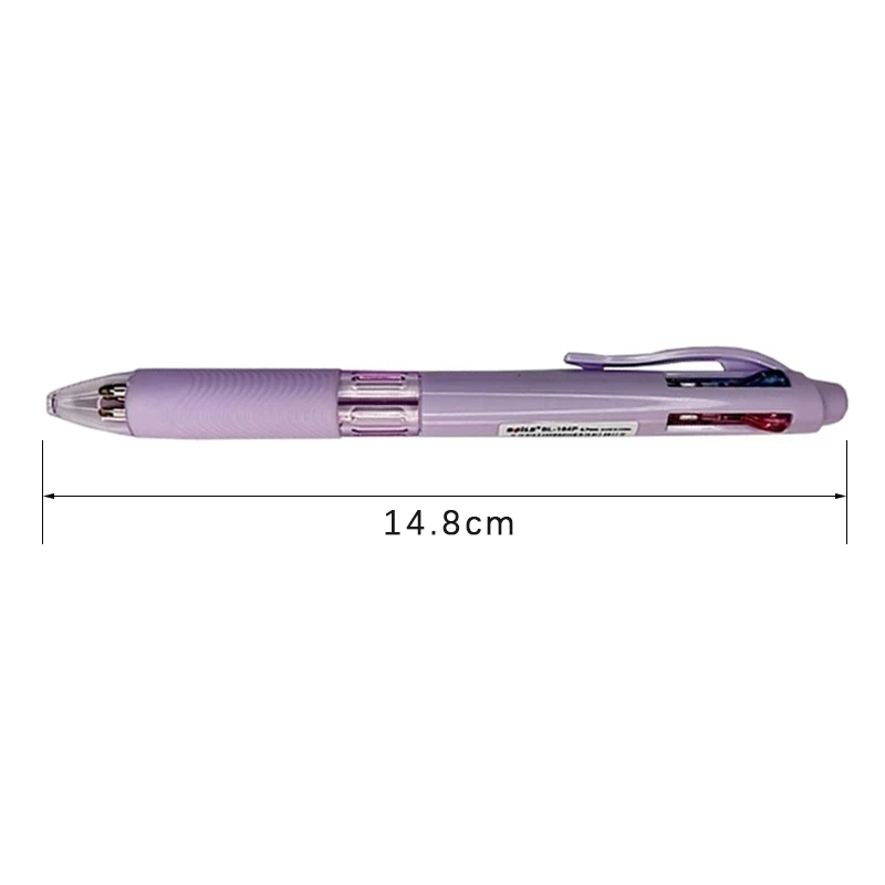 4 In 1 Multicolor ปากกาลูกลื่นสีสันสดใสปากกามัลติฟังก์ชั่นนักเรียนเขียนโรงเรียนสํานักงาน Kawaii อุปกรณ์