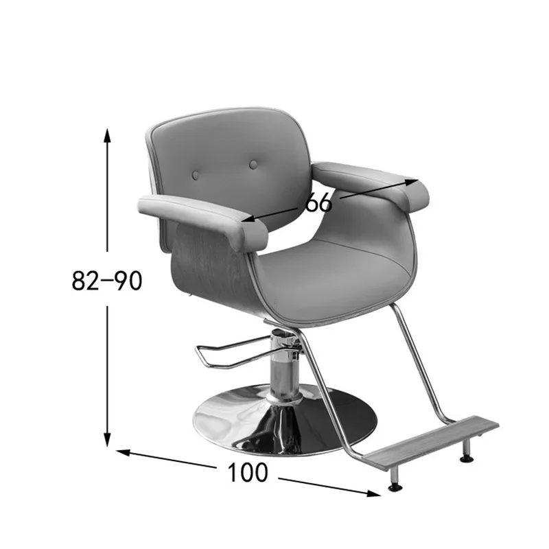 Salon ที่ไม่ซ้ํากันตัดผมเก้าอี้ Professional Simple Nordic Modern ตัดผมเก้าอี้อินเทรนด์สบาย Silla Barbero เฟอร์นิเจอร์เชิงพาณิชย์