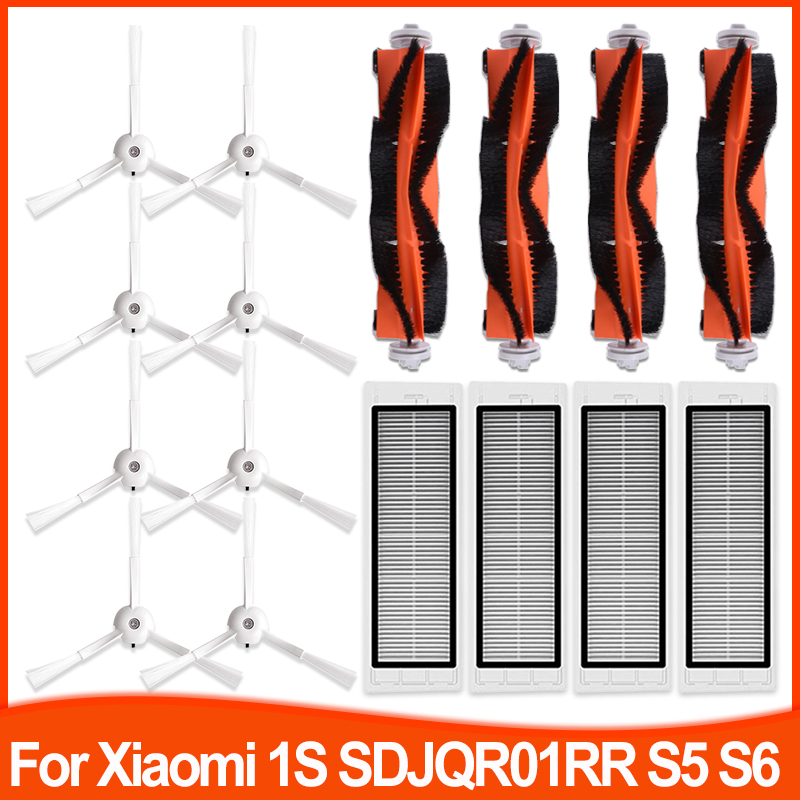 Mop Rags Brush HEPA Filters for Xiaomi 1S SDJQR01RR for Roborock S5 Max S50 S55 S6 Pure S6 Maxv Robot Vacuum Cleaner Accessories