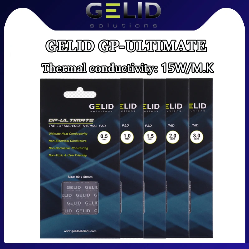 GELID GP-EXTREME/ULTIMATE Đa Kích Thước Cao Cấp Nhiệt Miếng Lót CPU/GPU Card Đồ Họa Nhiệt Miếng Lót Bo Mạch Chủ nhiệt Miếng Lót