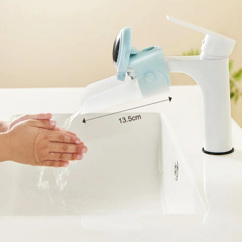 Wasserhahn-Extender, Handwäsche für Kinder, Gott, Tiger, Cartoon-Silikon-Extender, spritzwassergeschützter Verlängerungsschalter, Wasserkanal