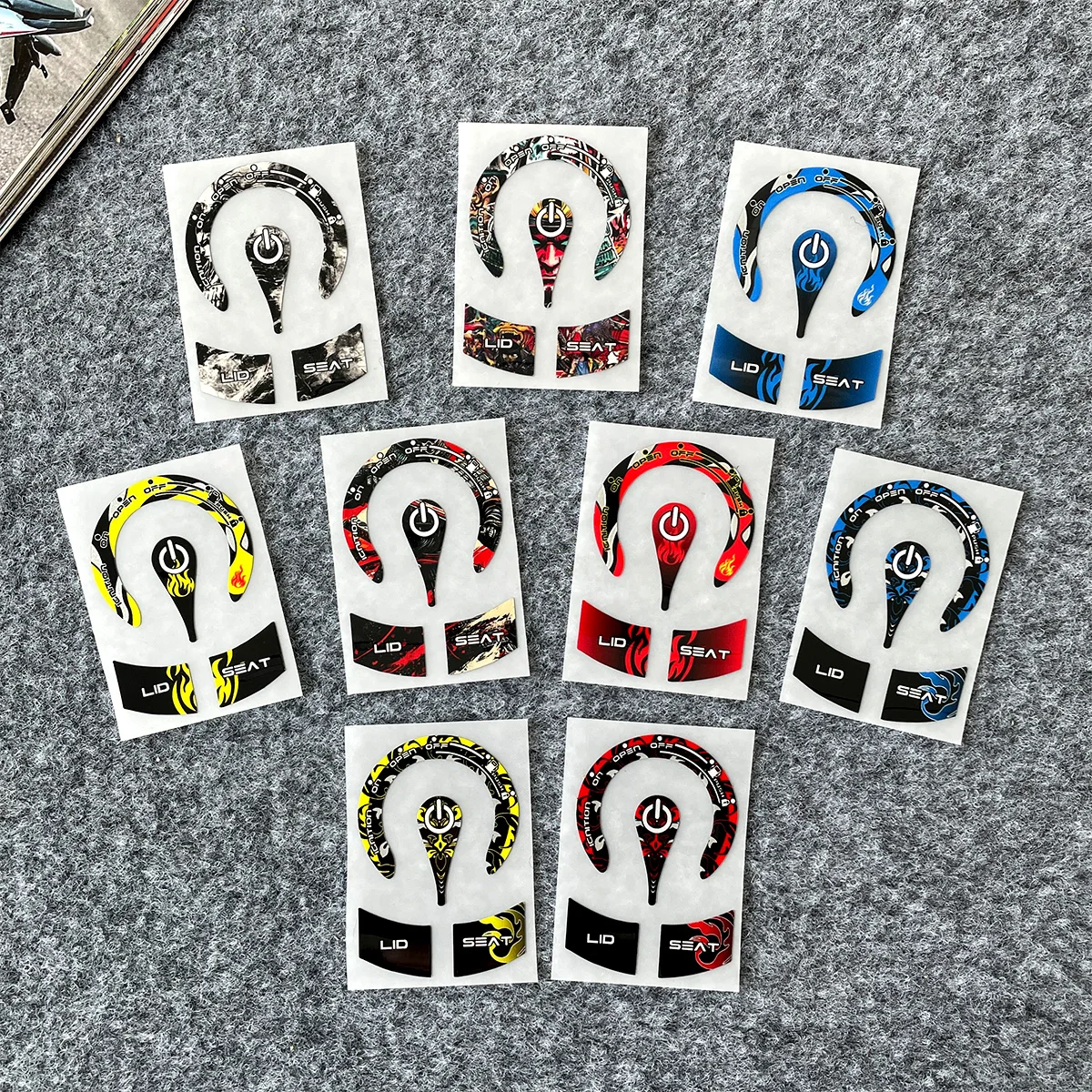 For YAMAHA NMAX XMAX 300 Nmax Xmax Motorcycle Ignition Engine Start Cover Reflective Stickers Moto Key Hole Decals Accessories