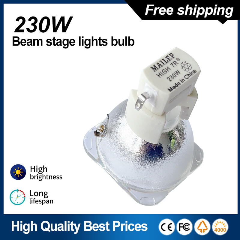 High quality 7R 230W lamp moving beam P-VIP 230/1.0 E20.8 for Mailepu 100% new Compatible beam lamp bulb