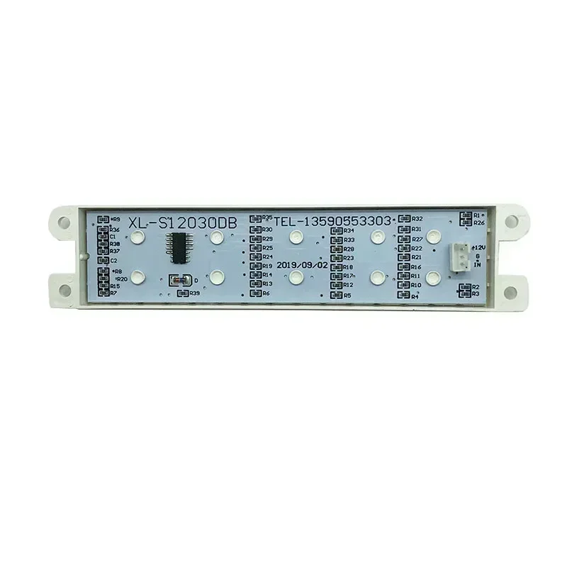 Display elettronico a LED con spettro musicale controllato dal suono con pickup di luce ambientale e ritmo atmosferico