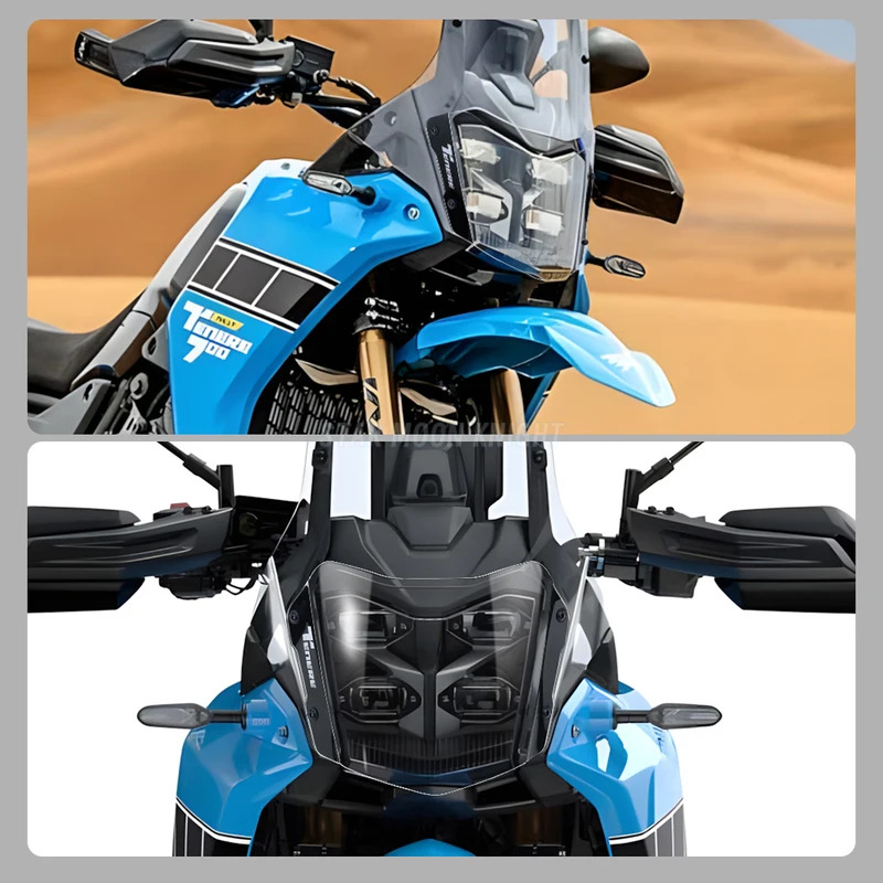 TENERE 2025 Scheinwerfer schutz für YAMAHA Tenere 700 Tenere700 Rally Zubehör Motorrad Acryl Front lichts chutz abdeckung