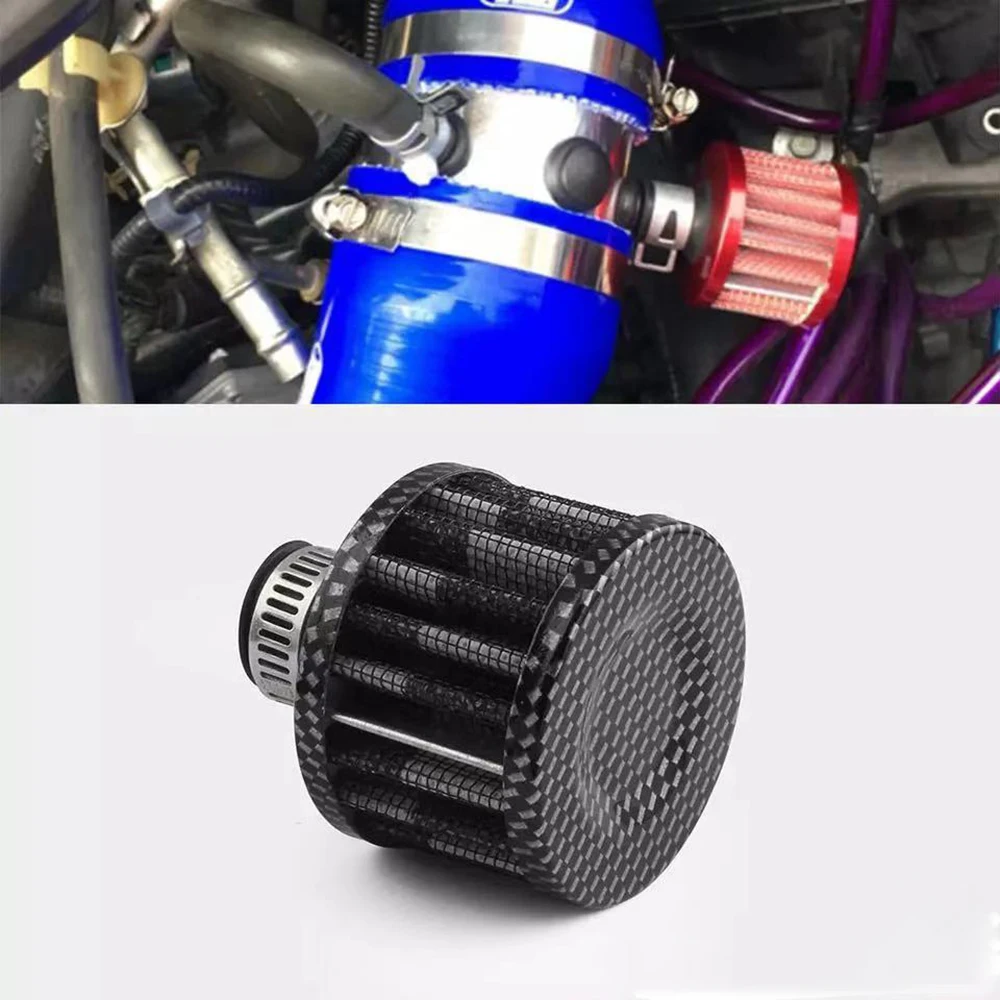 Uniwersalny interfejs Filtry powietrza samochodowego Małe 12 mm Do motocykli Turbo High Flow Racing Filtr wlotu zimnego powietrza Grzybkowa głowica