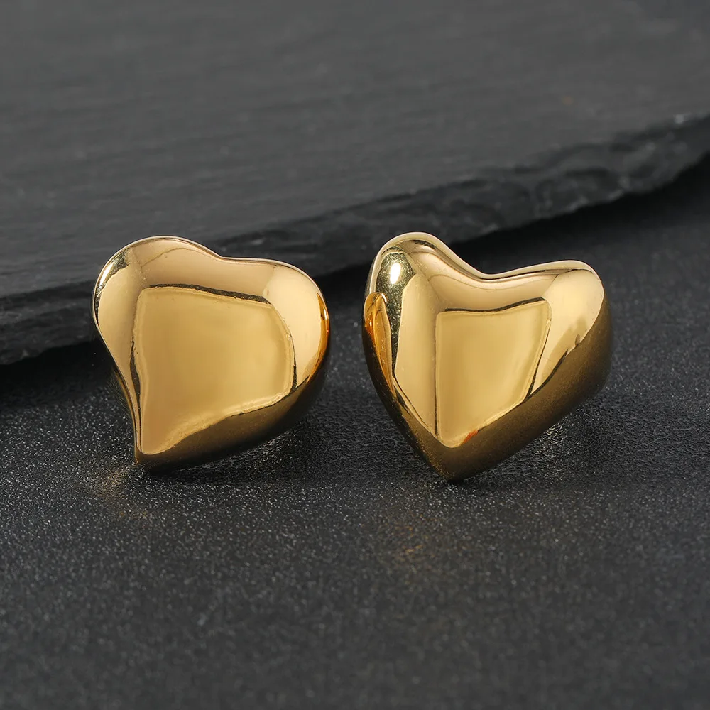 Mode Edelstahl Ring hochwertige lichte mpfindliche Liebes ring mit 18 Karat Gold Titan Stahlguss Schmuck plattiert