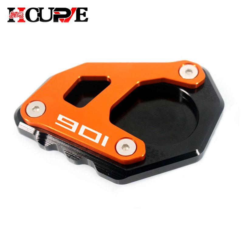 二輪車用CNCスタンド,フットサイドスタンド,拡張サポートプレート,Husqvarna 901,norden 901,norden901,2021, 2022,に適合