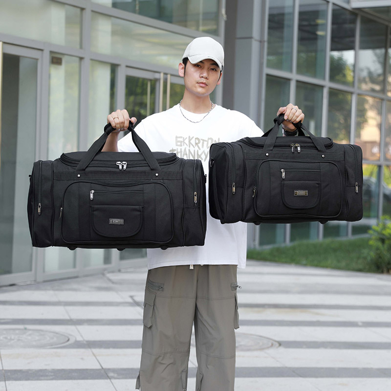 Bolsa de viagem masculina ginásio fitness multi-função destacável alça de ombro bolsa sapatos bolso armazenamento de viagem sacos crossbody