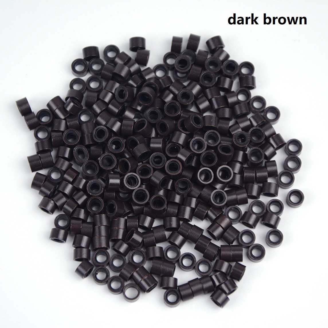 ヘアエクステンションリング,500ピース,5.0x3.0x3.0mm,マイクロシリコン,裏地付きリンク,ヘアエクステンション