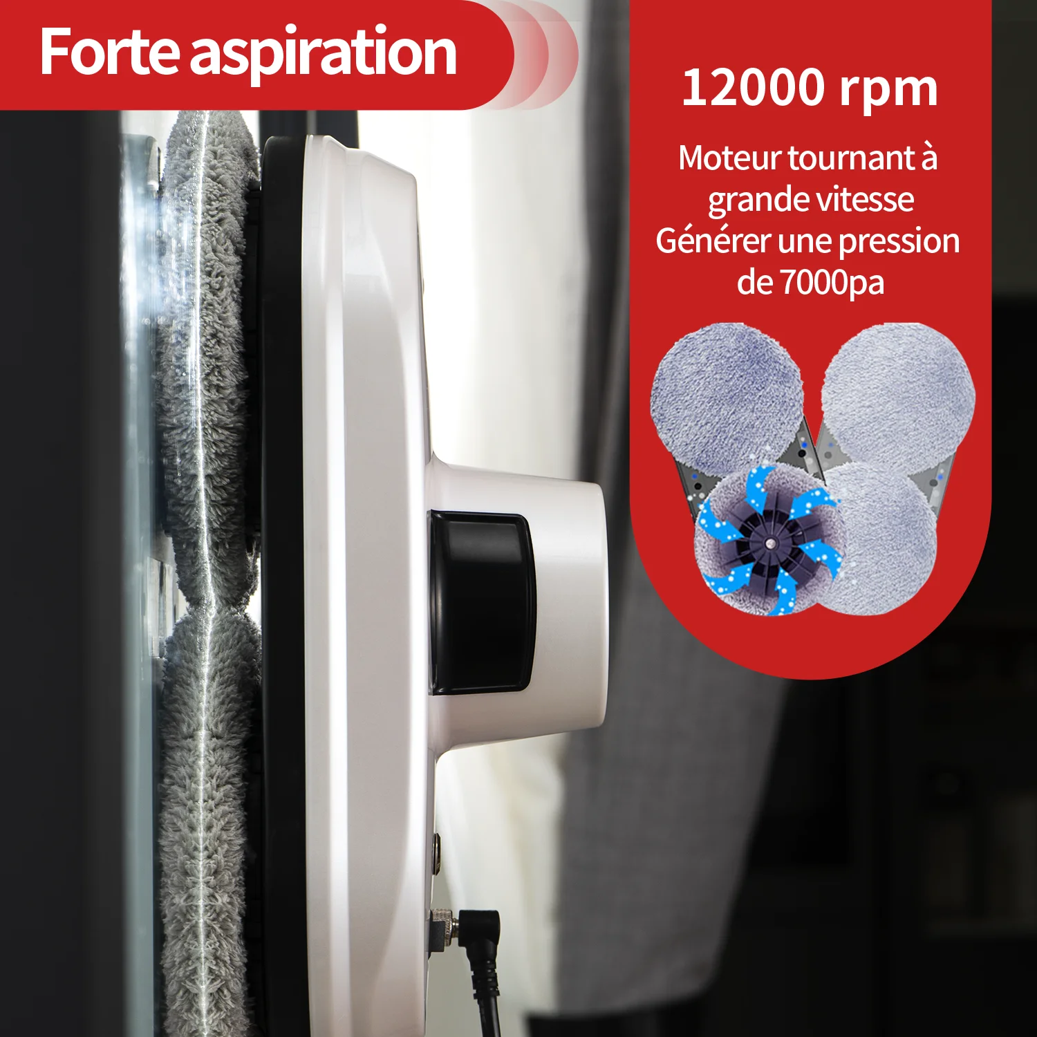 3 Year Warranty Automatic Smart home Windows Cleaner Robot Cleaning tool vacuum Electric