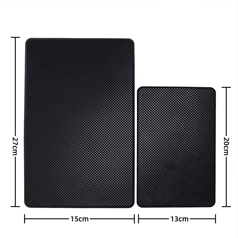 Grand tapis collant antidérapant en PVC pour tableau de bord de voiture 40x20cm, tapis de rangement antidérapant en Silicone, tapis collant antidérapant pour porte-clés de téléphone