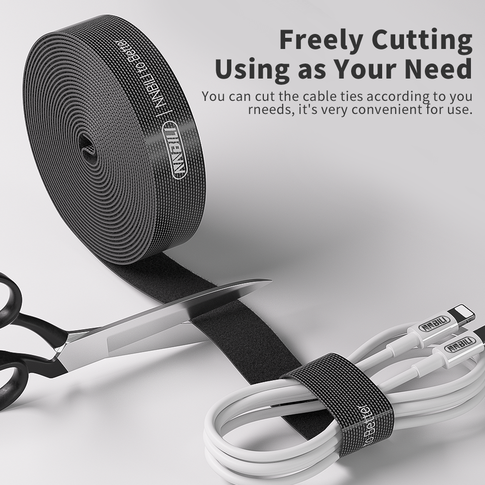 NNBILI Velcros Cable Organizer USB Cable Management Protector Winder Cord Organizer For iPhone Mouse HDMI Wire Ties Organizador