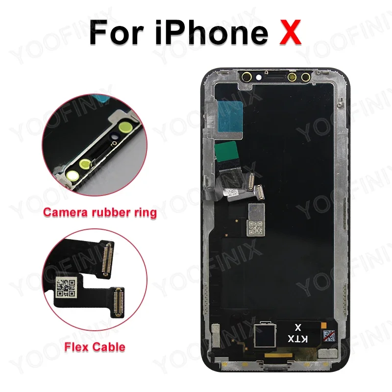 OLED INCELL do iPhone X XR 11 Wyświetlacz LCD 11 PRO MAX 12 Pro XS MAX Digitzer do iPhone 12 13 Mini 14 PLUS Ekran dotykowy LCD Część