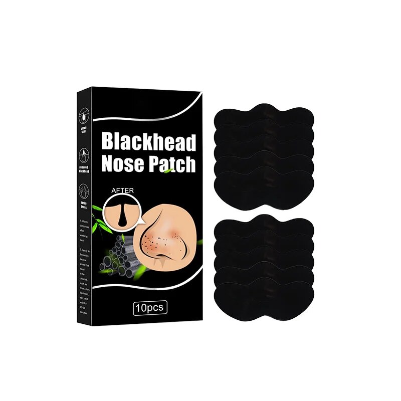 Bastone per naso di maiale nero carbone di bambù per rimuovere i punti neri, rimuovere l'acne, pulire i pori, assorbire l'olio e il naso sporco