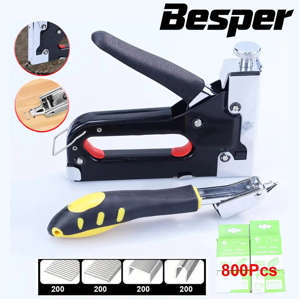 Manual Nailing Gun, Light duty Home Use  DIY Nailing Gun Air Nail Woodworking Special Direct Staple Book Carpentry Tools