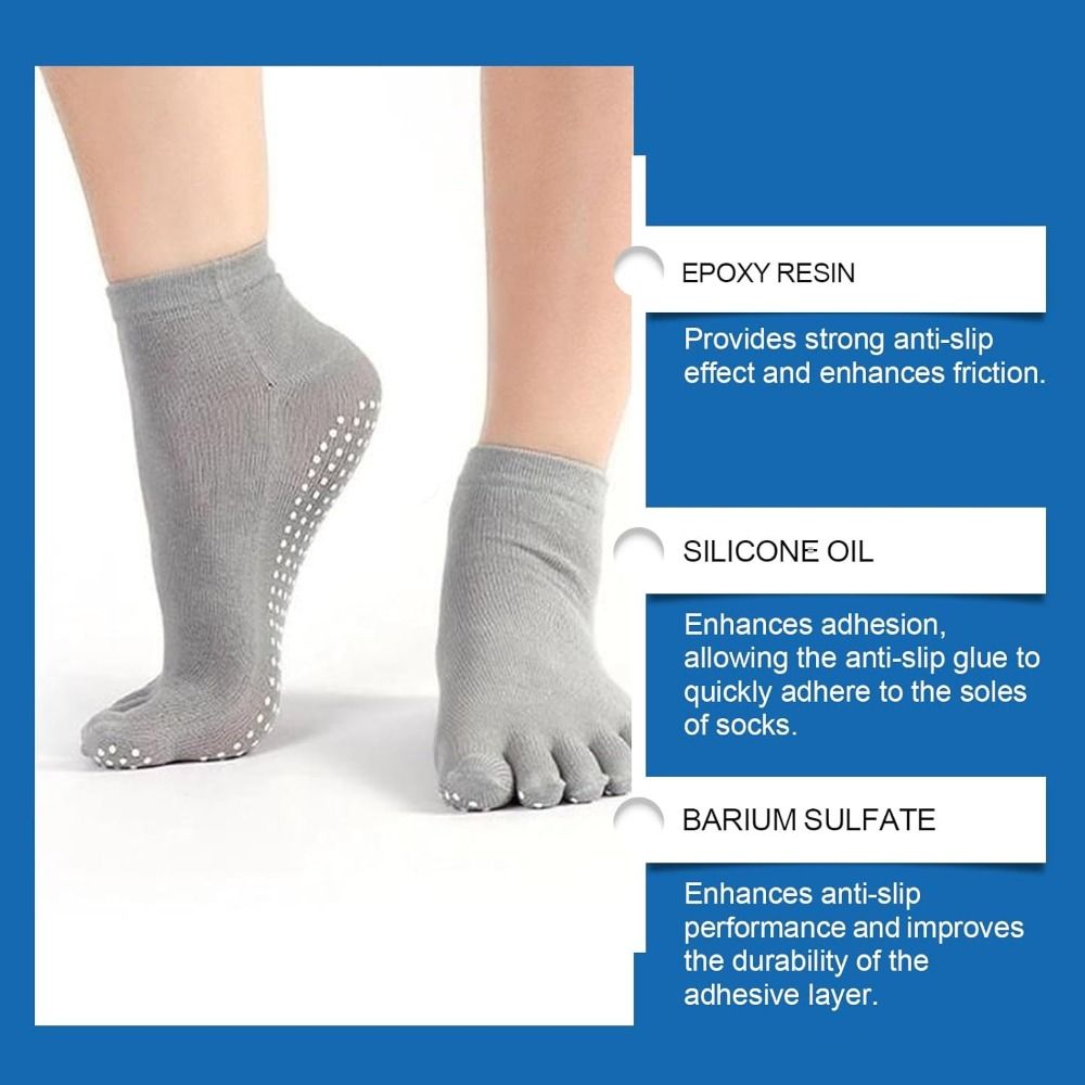 New Quick-Drying Non-Slip Adhesive Transparent Waterproof Anti Slip Sock Glue DIY Sock Stop Agent for Non-Slip Socks