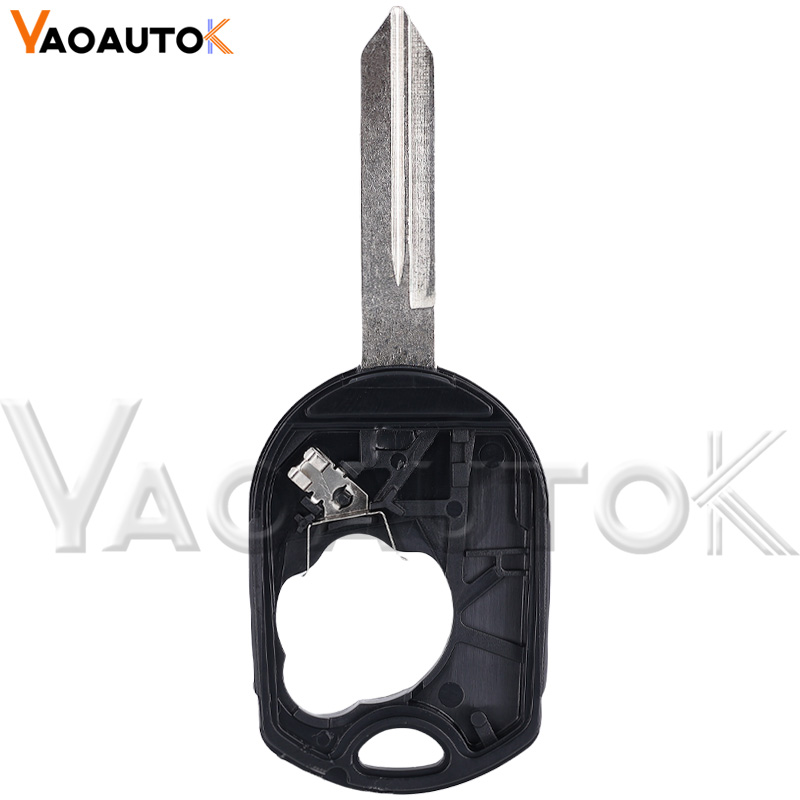 自動リモートキーシェルケースの交換フォードエッジエクスプローラーレンジャーマスタング遠征エスケープ 3 4 5 ボタン車のキーシェルカバー