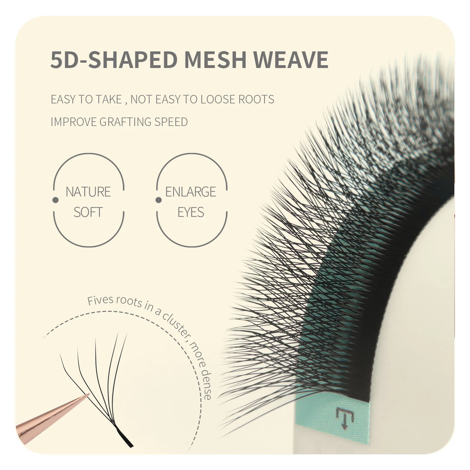 ANNAFRIS Premade Volume Fan YY 3D 4D 5D W-Shaped Lash Automatic Flowering W Lashes Extension Natural Soft Full Dense Mink Lash