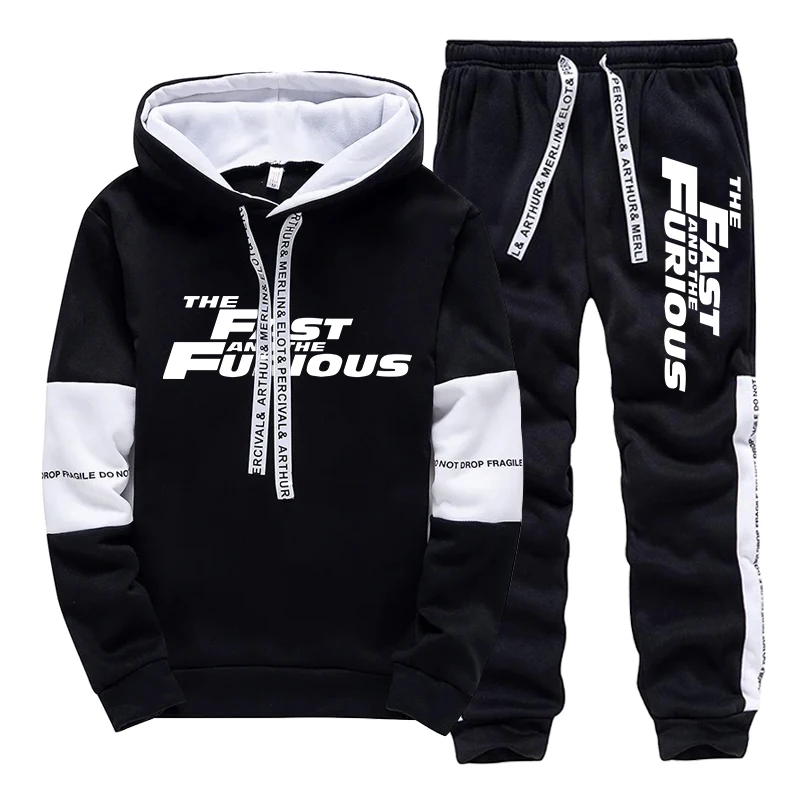 Bluzy męskie Bluzy z kapturem Długie rękawy Codzienna jesienno-zimowa moda Sport Casual Wygodne gorące spodnie dresowe męskie