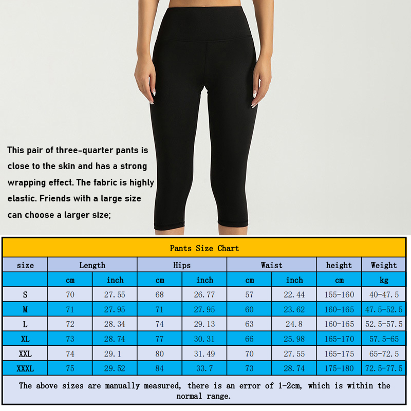ความยาวน่องผู้หญิงกางเกงโยคะเอวสูง Capri กีฬา GYM Sporty Leggings Tummy Control ฟิตเนส Tights