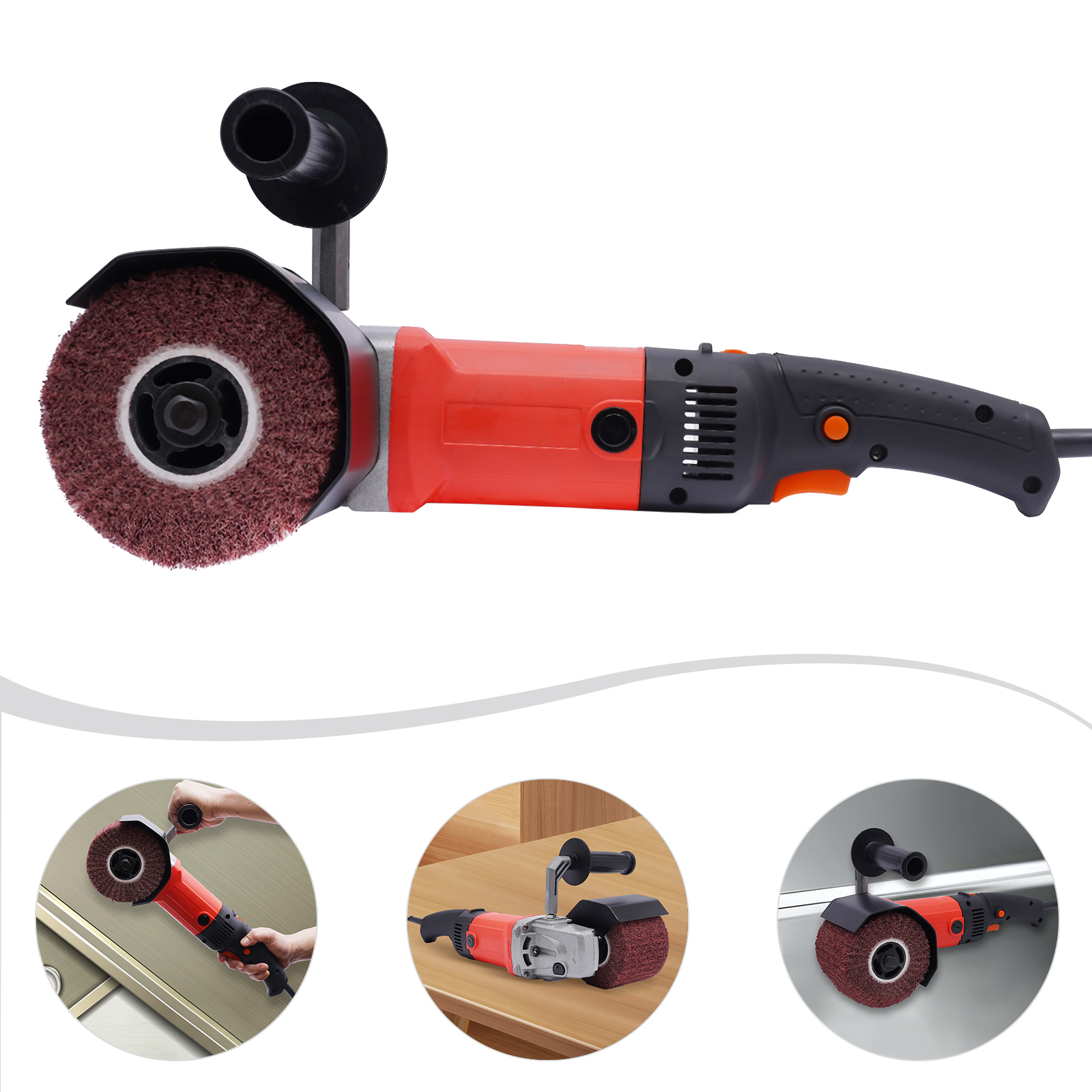 Schleifmaschine, satinierte Endbearbeitungsmaschine, Polierbürsten, Glättungswalze, Schleifen