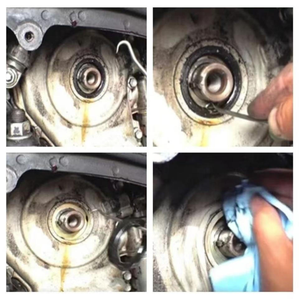 Conjunto de picareta e gancho para vedação de óleo de carro, 4 unidades, vedação de anel o, extrator de gancho, removedor de pedra de pneu, limpeza, ferramentas de manutenção automática