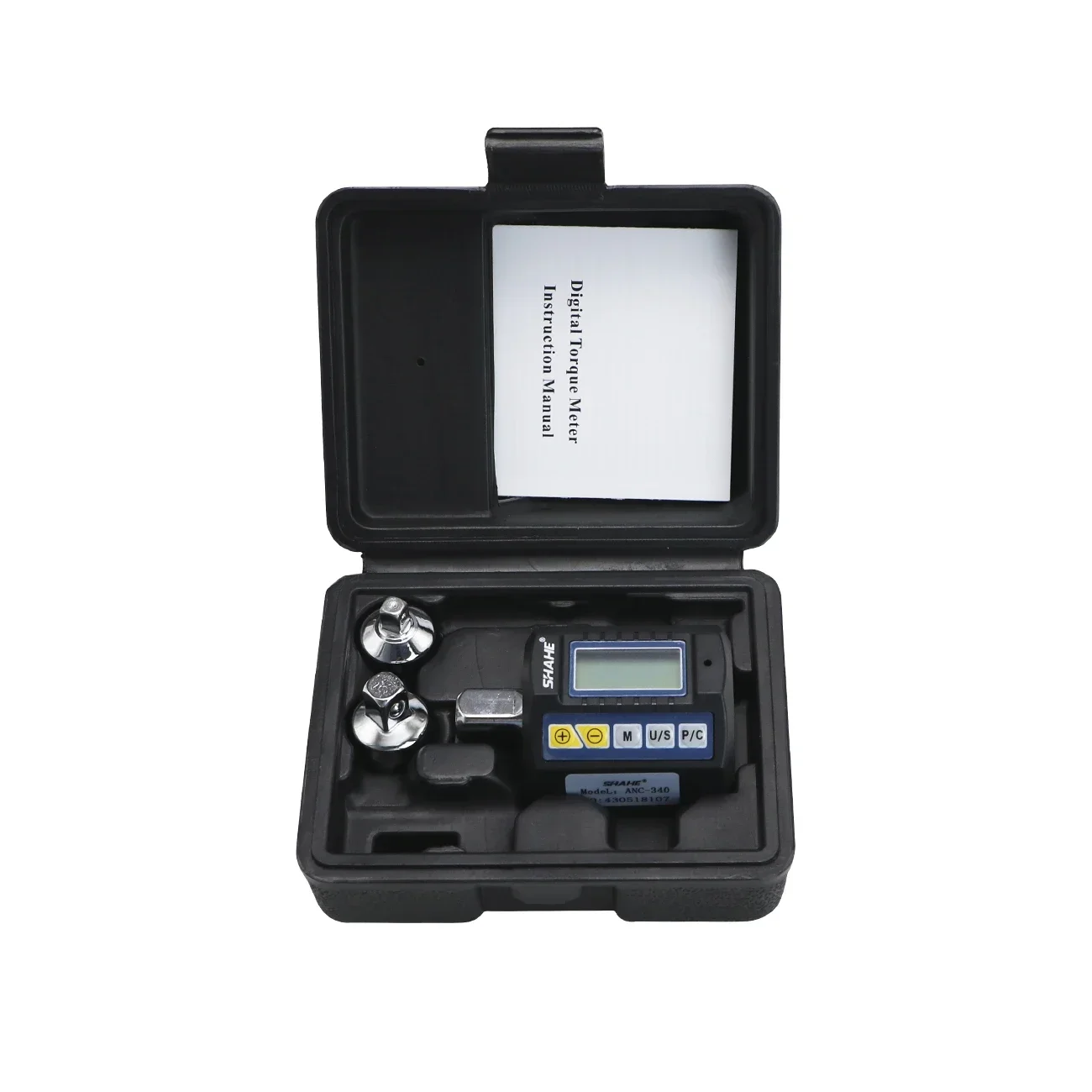 SHAHE Llave dinamométrica digital 1/2 '' Llave dinamométrica electrónica ajustable Juego de bicicletas Reparación de automóviles Bicicleta