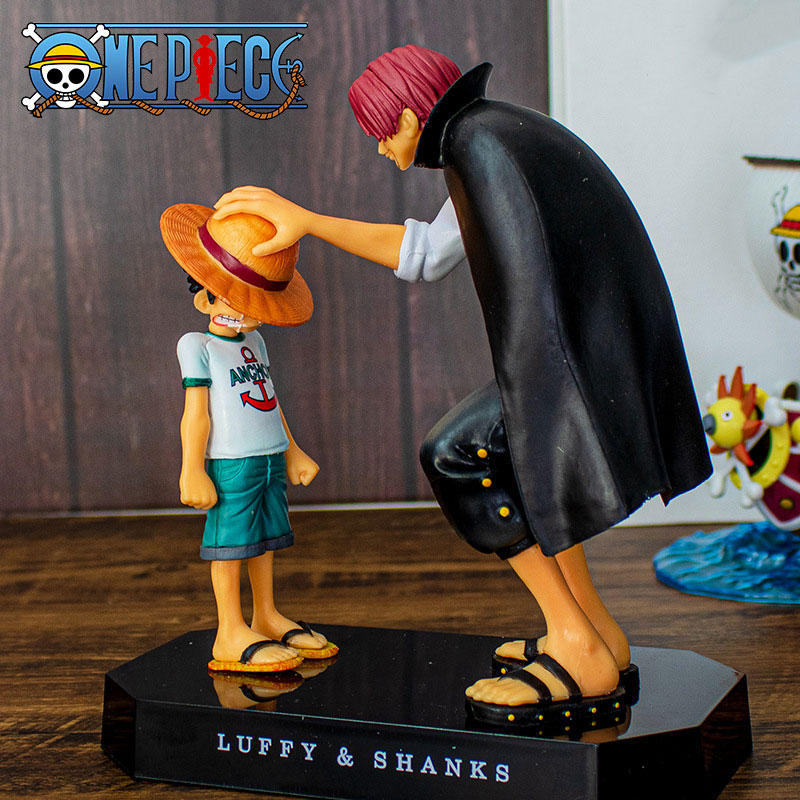 FIGURA DE ACCIÓN DE One Piece, de 18cm, de cuatro emperadores, Shanks, sombrero de paja, Luffy, One Piece, Sabo Ace, Sanji, Roronoa, Zoro